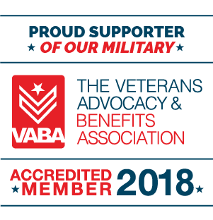 proud supporter of our military VABA the veterans advocacy & benefits association member 2018